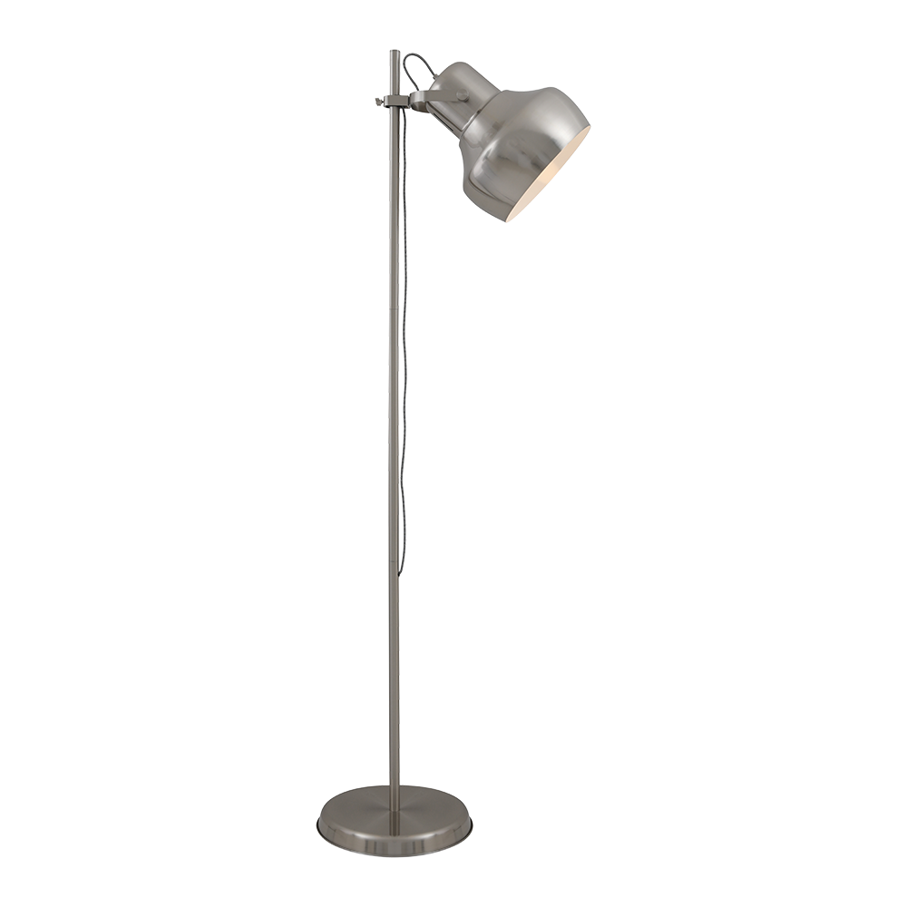 Buy Floor Lamps Australia Grande 1 Light Floor Lamp Nickel - GRANDE FL-NK