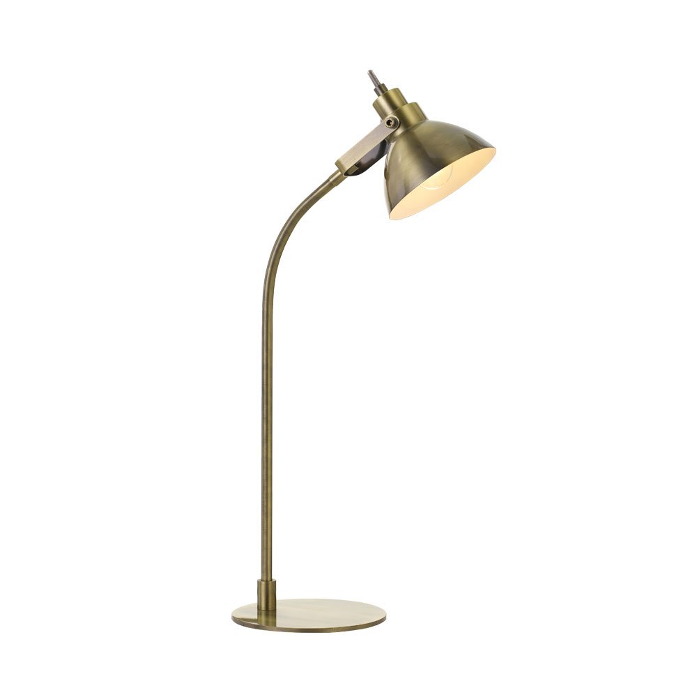 Gwen 1 Light Table Lamp Antique Brass - GWEN TL-AB