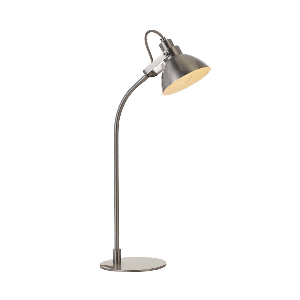 Buy Table Lamps Australia Gwen 1 Light Table Lamp Nickel Matt - GWEN TL-NK