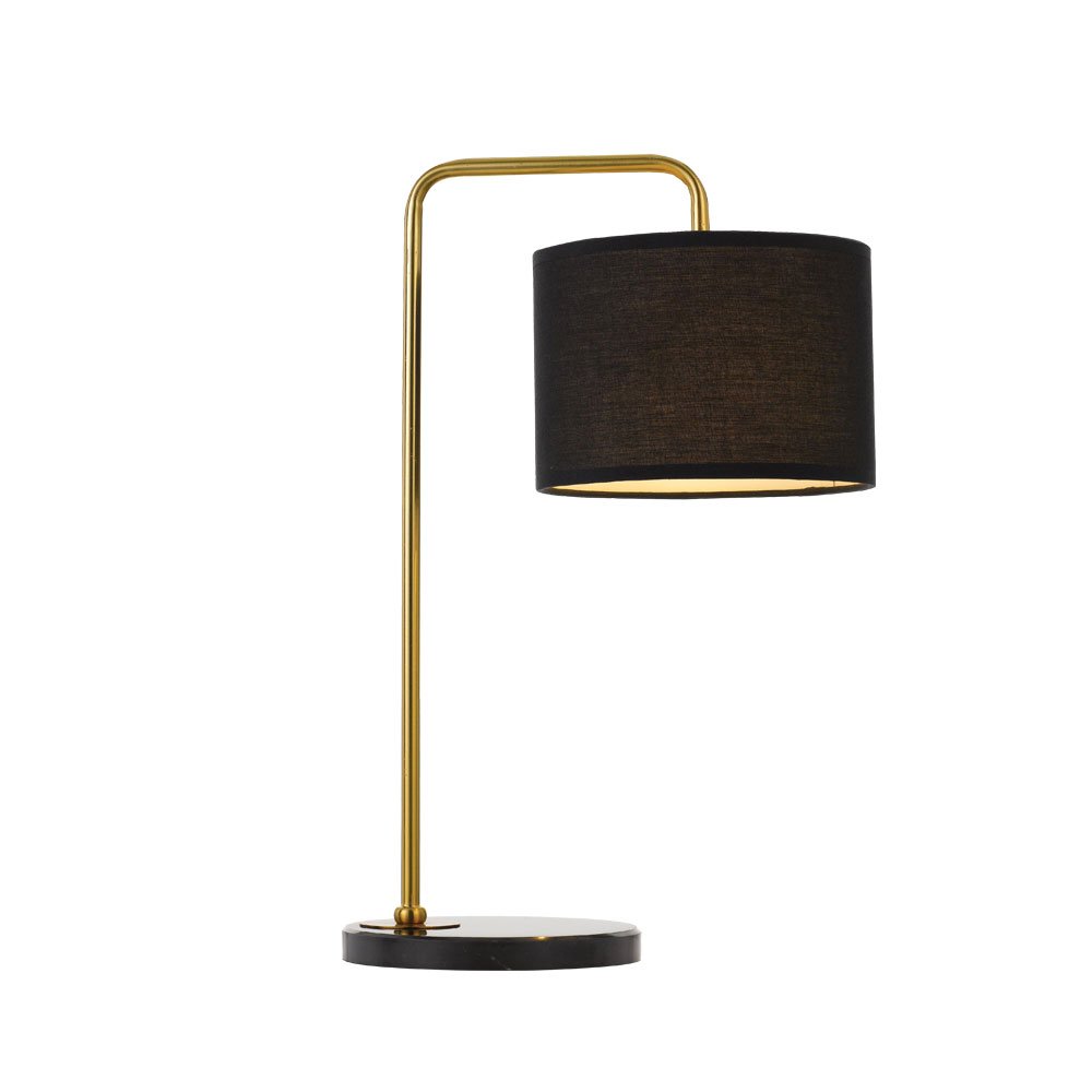 Buy Table Lamps Australia Ingrid 1 Light Table Lamp Gold & Black - INGRID TL-GD+BK