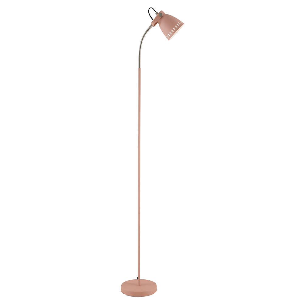 Buy Floor Lamps Australia Nova 1 Light Floor Lamp Pink, Nickel - NOVA FL-PK