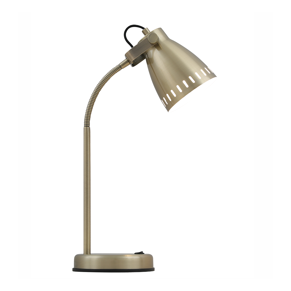Nova 1 Light Table Lamp Antique Brass - NOVA TL-AB