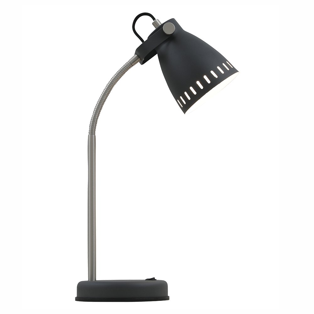 Nova 1 Light Table Lamp Black, Nickel - NOVA TL-DGY
