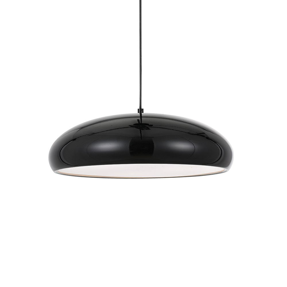 Buy Pendant lights australia - Orlo 3 Light Pendant 450mm Black, Opaline - ORLO PE45-BK