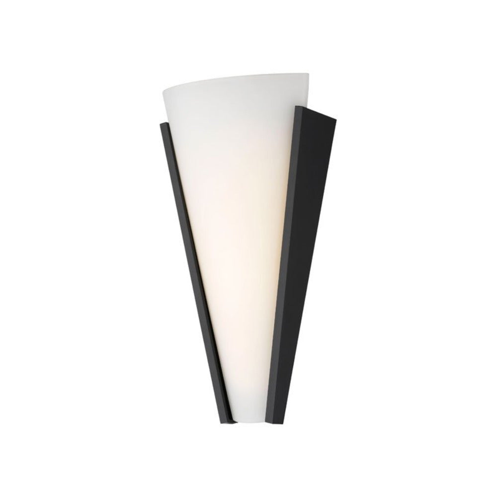 Saffi LED Wall Light Tri-Colour Black & Opal - SAFFI WB-BK