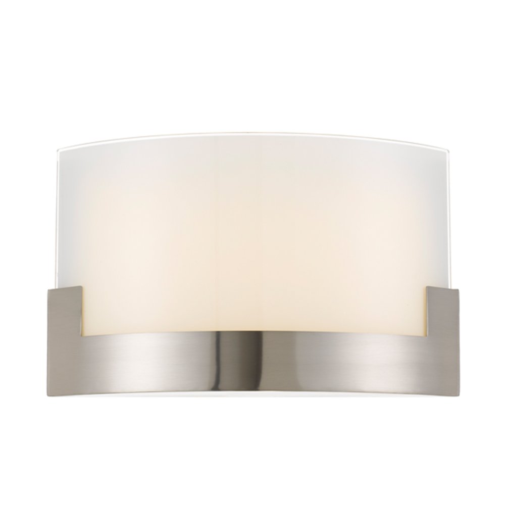Solita LED Wall Lamp 12W Dimmable 350mm Tri-Colour Nickel, Frost - SOLITA WB35-NK