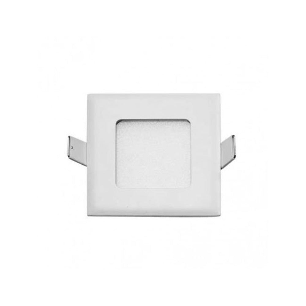Buy Recessed Downlights Australia Stow Square LED Downlight 3W 85mm 3000K White - STOW SQ-WH.830