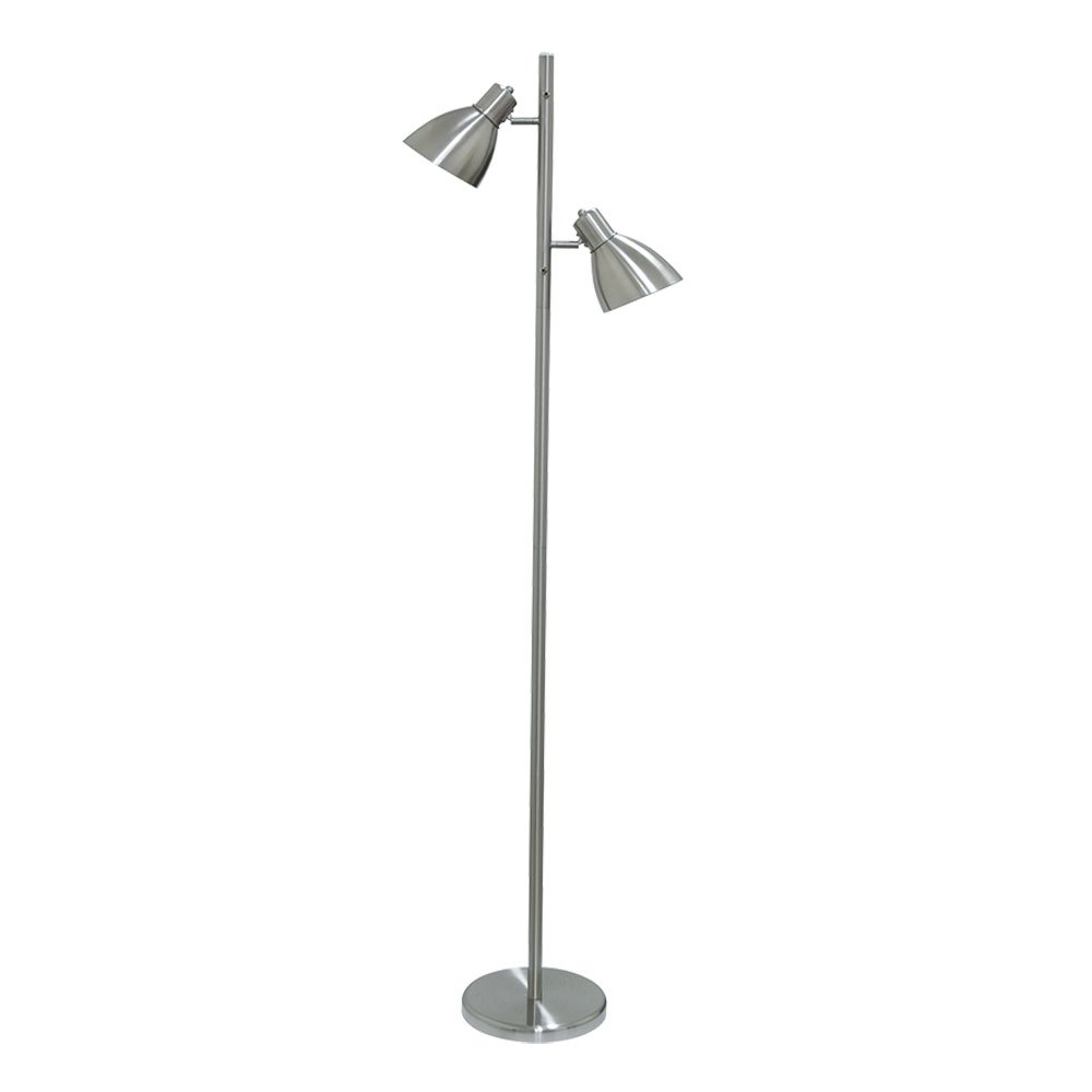 Buy Floor Lamps Australia Torres 2 Light Floor Lamp Nickel - TORRES FL2-NK