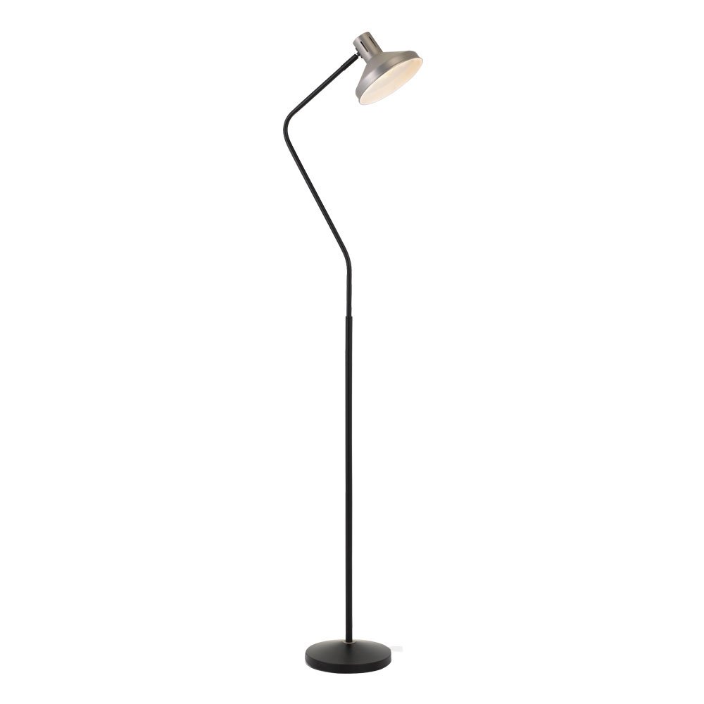 Buy Floor Lamps Australia Trevi 1 Light Floor Lamp Black, Nickel - TREVI FL-BK+NK