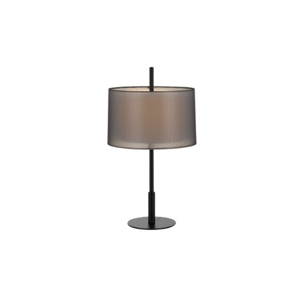 Vale 1 Light Table Lamp Black & Black, White - VALE TL-BK