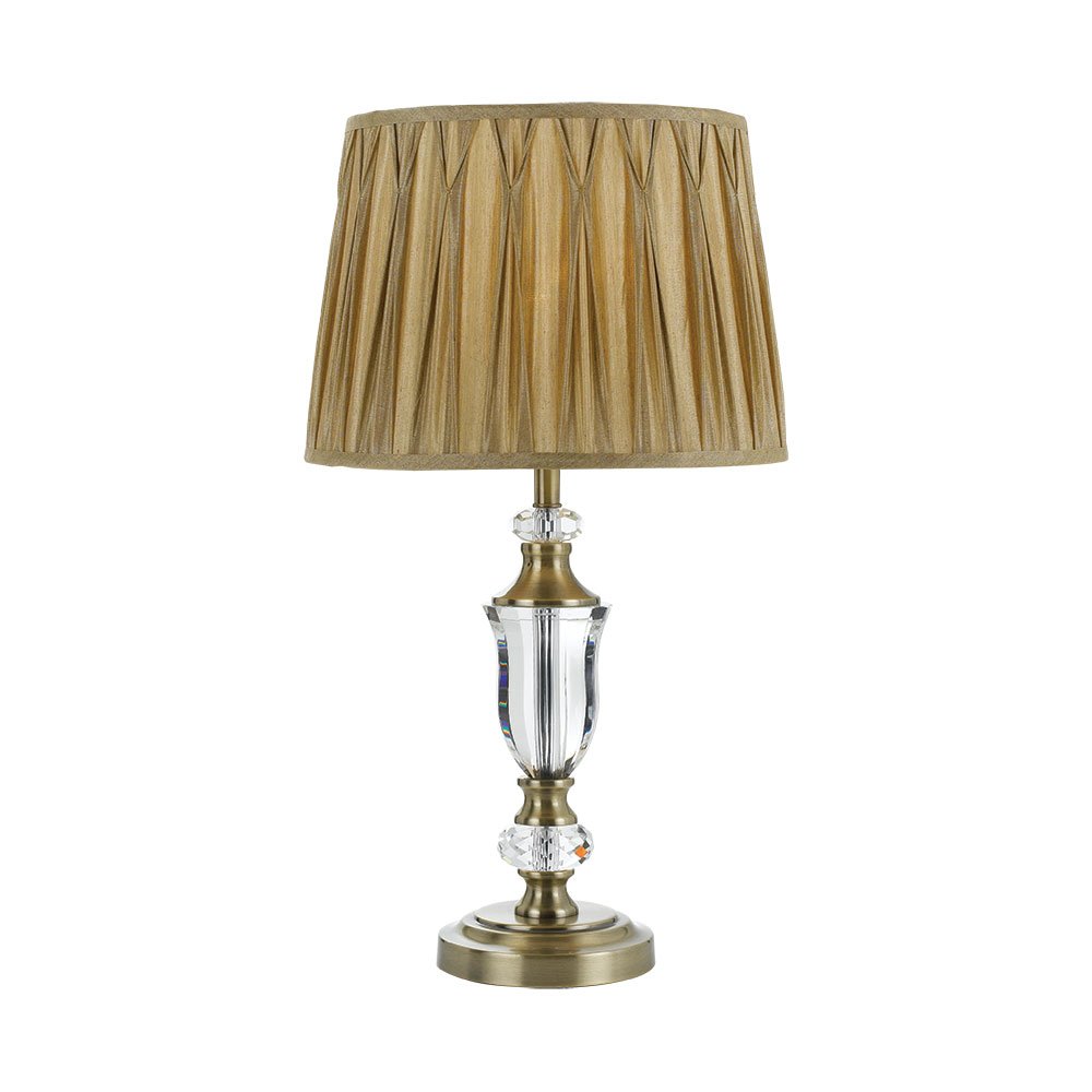 Wilton 1 Light Table Lamp Antique Brass, Gold - WILTON TL-ABGD