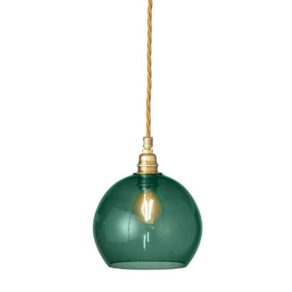 Buy Pendant Lights Australia Rowan Pendant Light W155mm Glass Matt Gold - LA1015