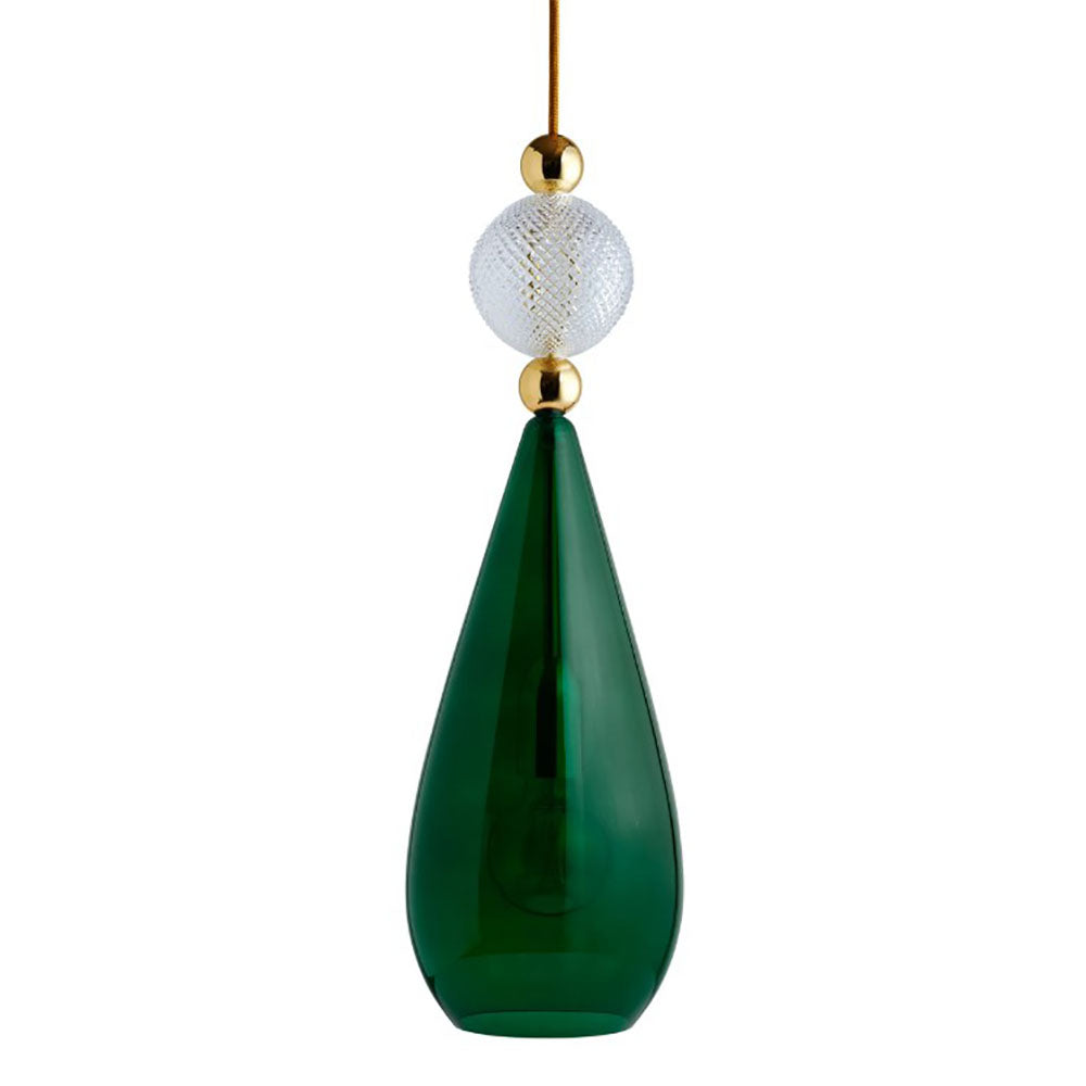 Smykke Pendant Light W180mm Glass Check Ball - LA101