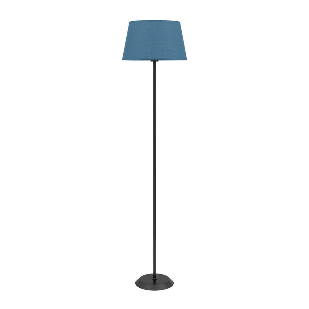 Jaxon 1 Light  Floor Lamp Black & Blue - JAXON FL-BKBL
