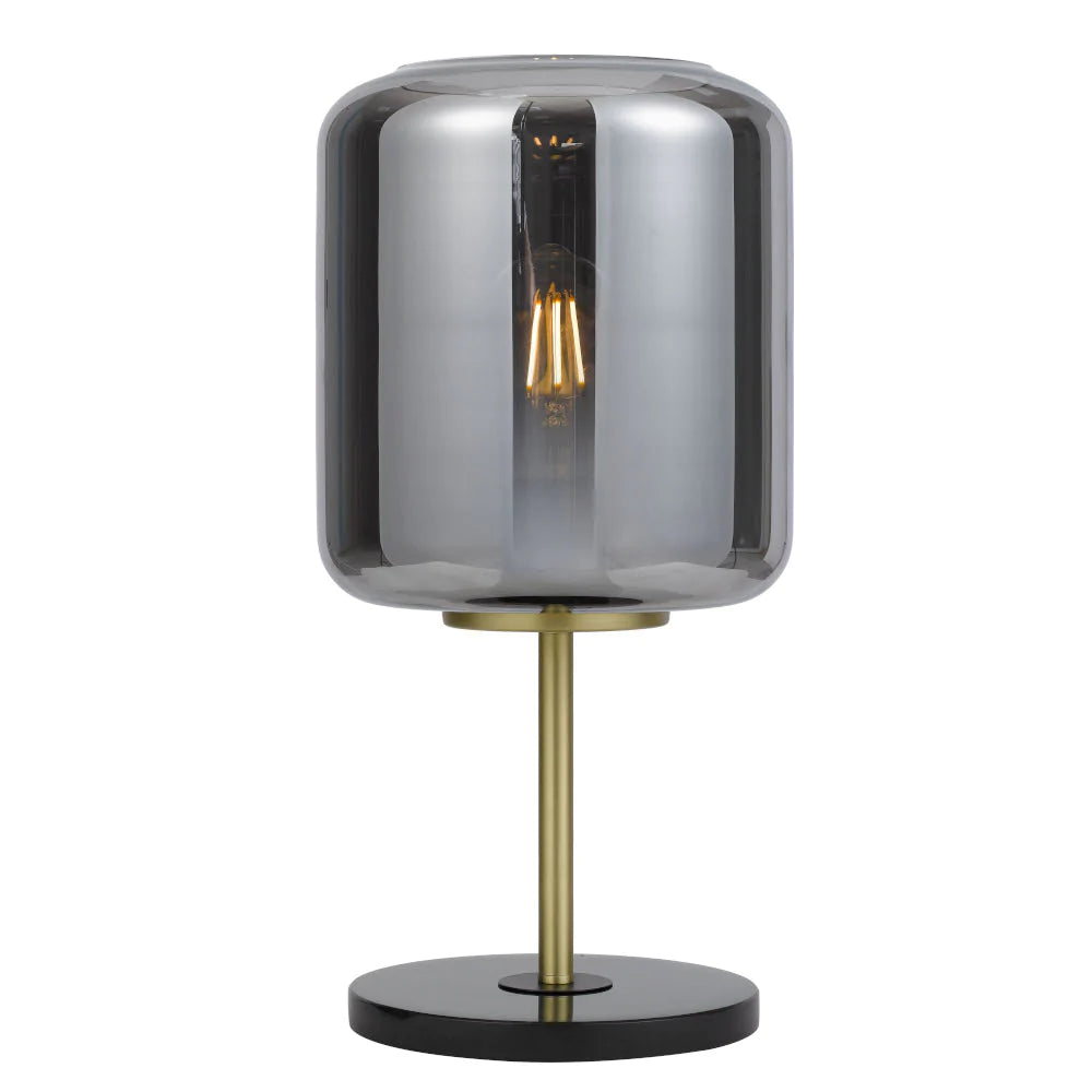 Buy Table Lamps Australia Korova Table Lamp 420mm Smoke Glass - KOROVA TL-BRSSM