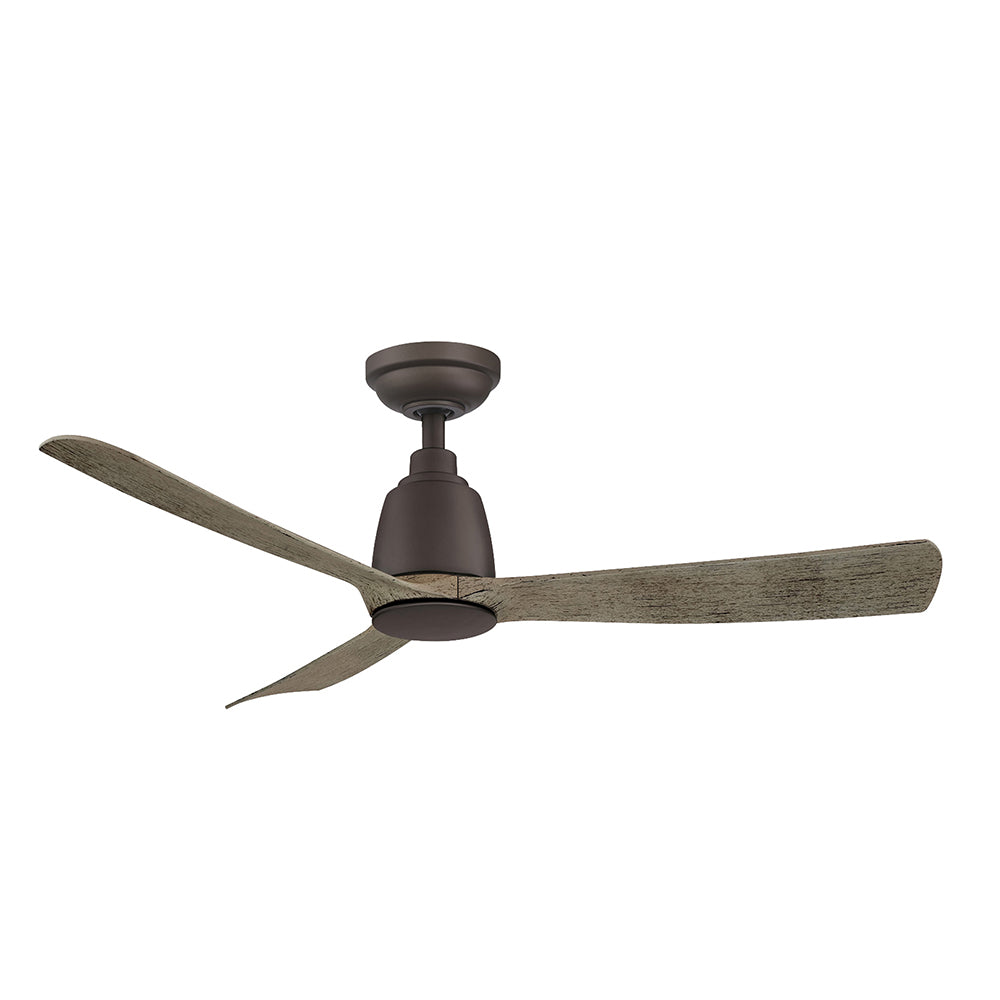 Kute DC Ceiling Fan 44" Graphite / Weathered Wood - KUT44GRWE