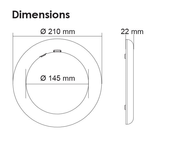 Dimmable Conversion Kit 12W Tri Colour - LCT21TC/D