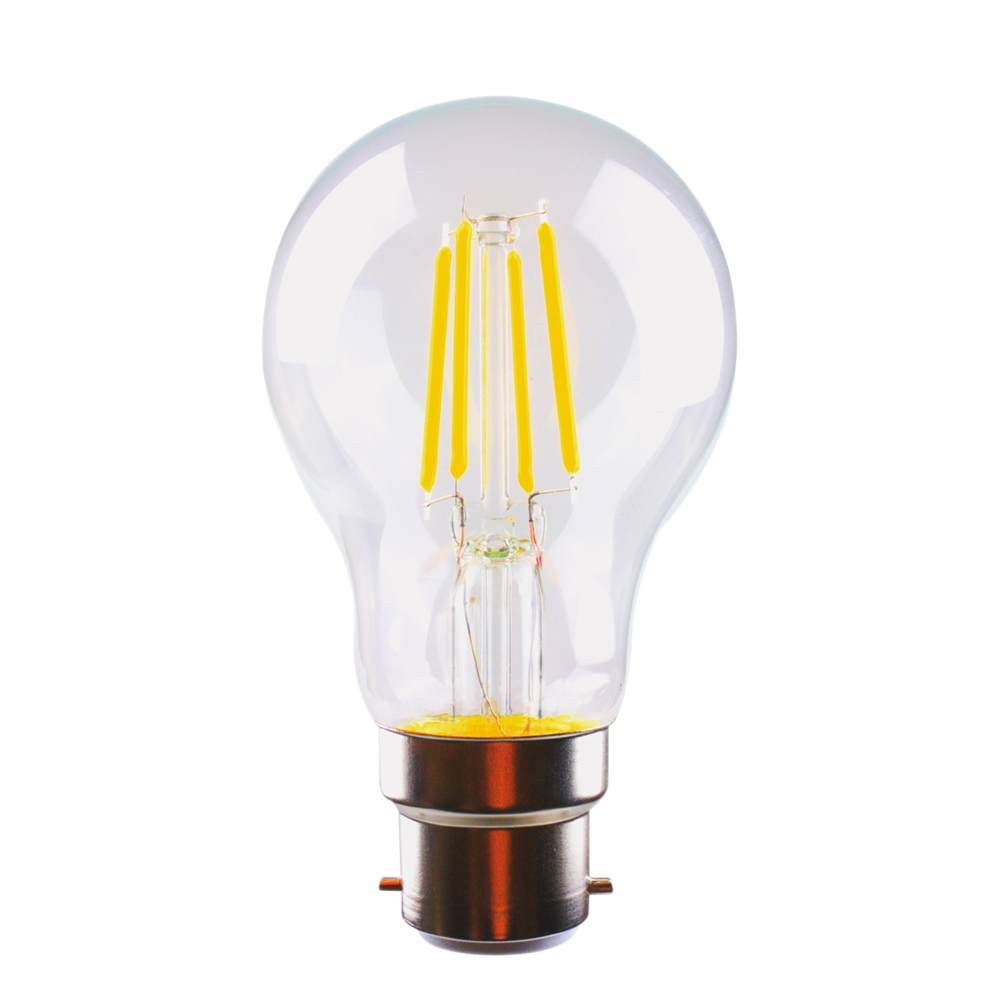 Buy LED Filament Globes Australia LG9 LED Filament Globe 240V 8W BC Clear Glass 2700K - LG9/27B22D/C