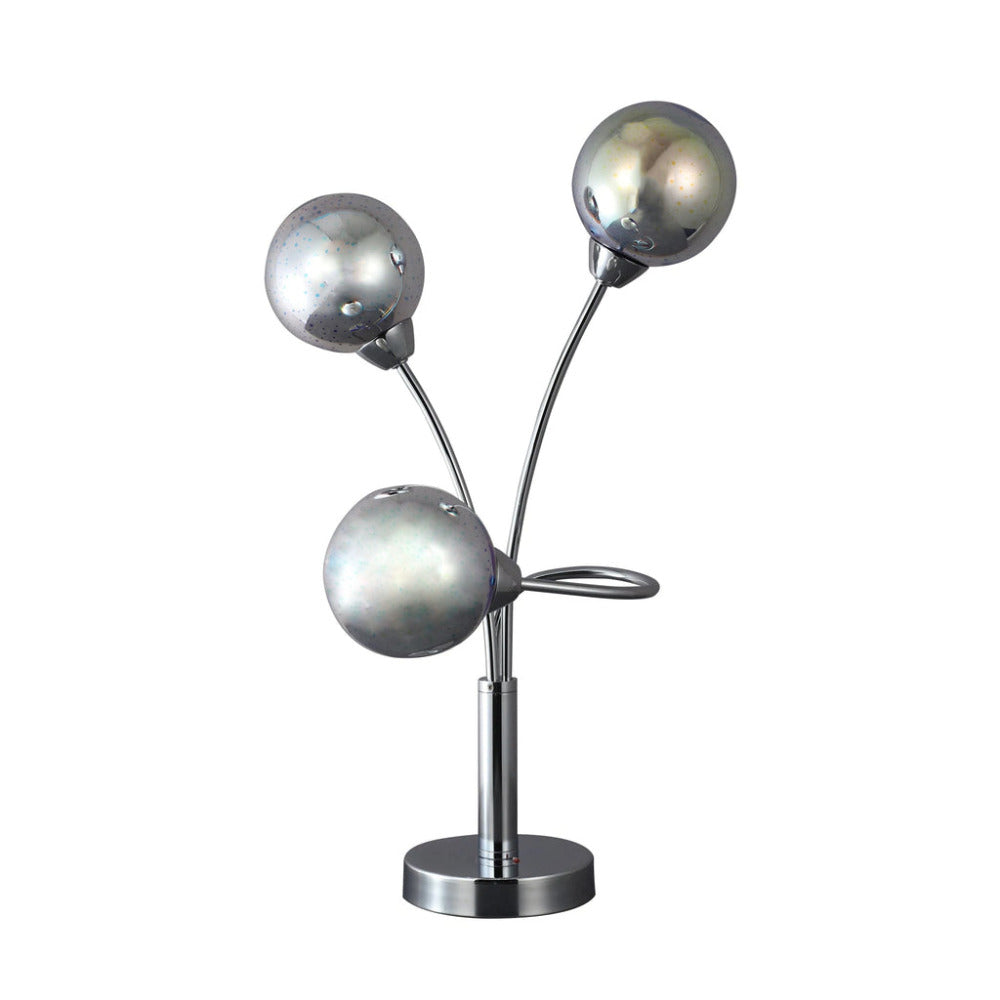 Buy Table Lamps Australia Candice 3 Light Table Lamp Chrome - LL-09-0194