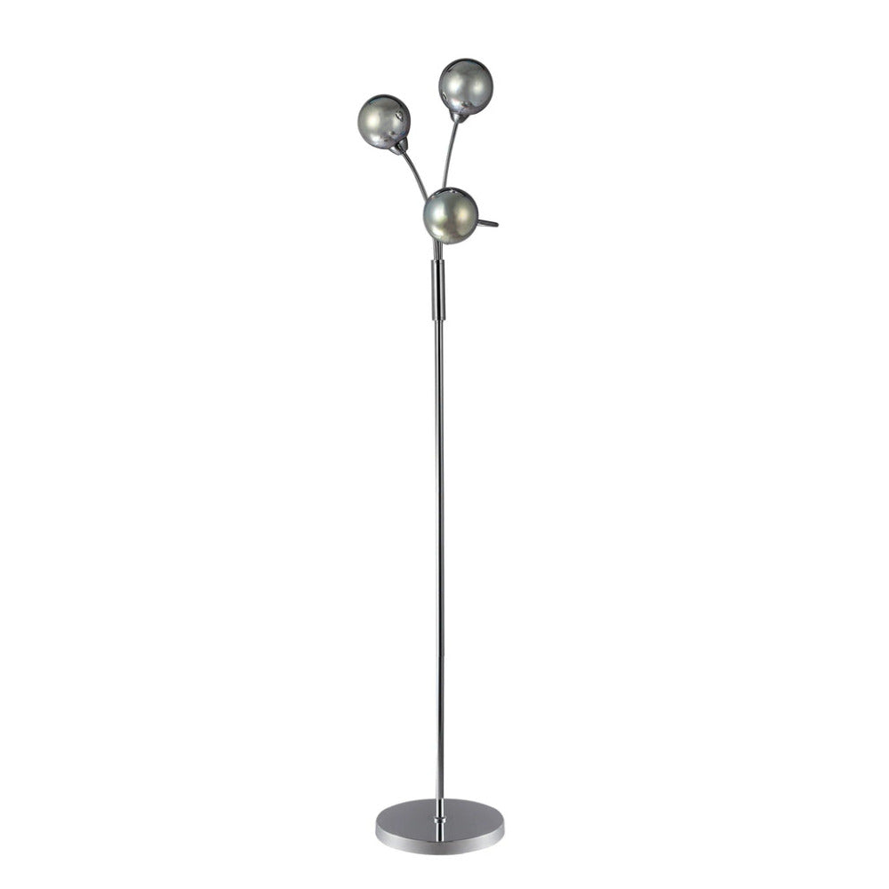 Buy Floor Lamps Australia Candice 3 Light Floor Lamp Chrome - LL-09-0195