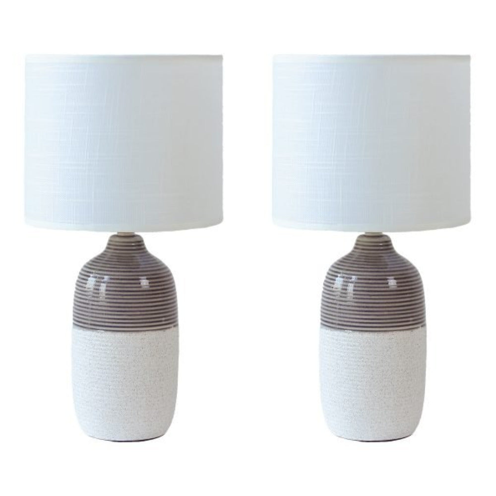 Buy Table Lamps Australia Botany Ceramic Table Lamp Set of 2 - LL-14-0118