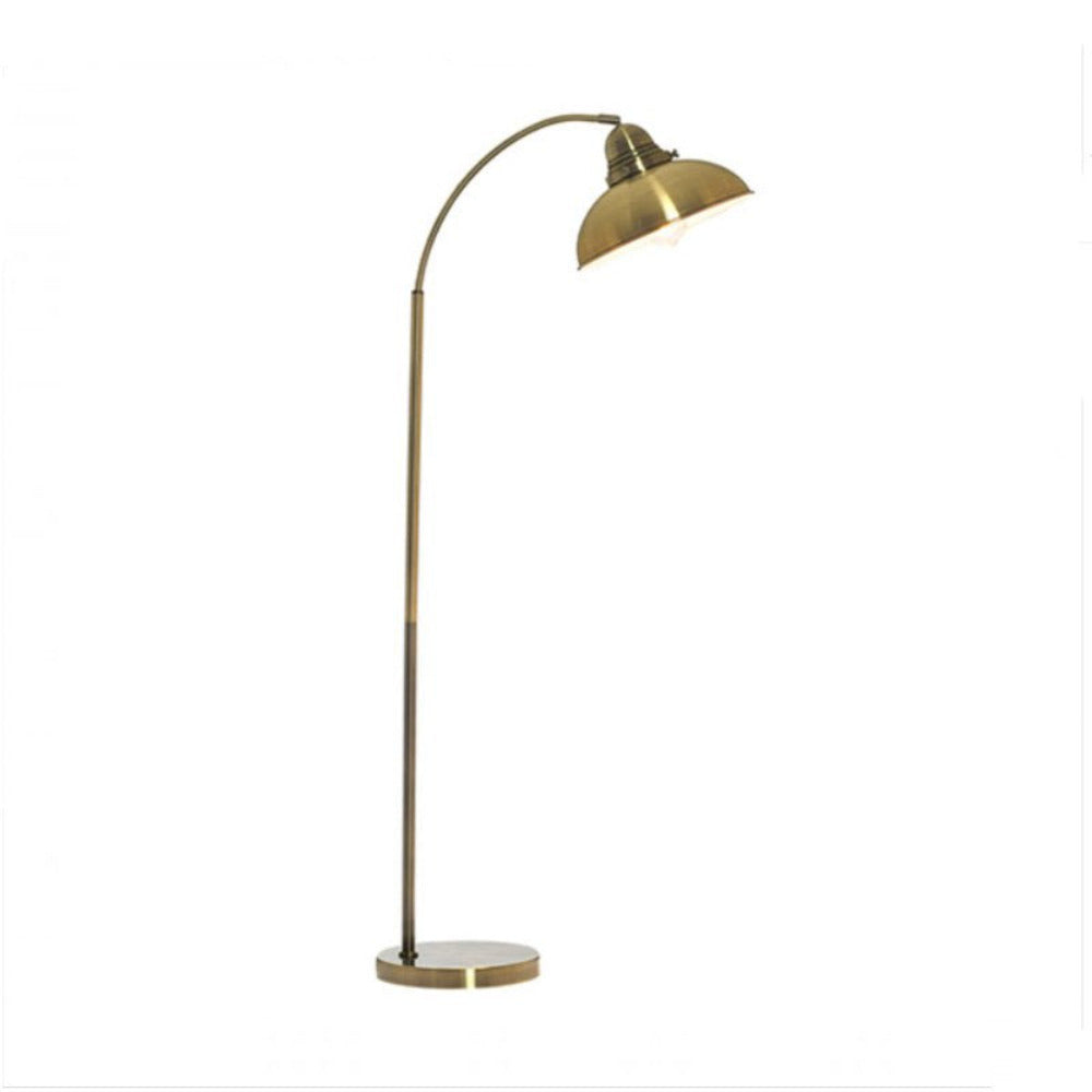 Manor Floor Lamp Weathered Brass - LL-27-0066WB