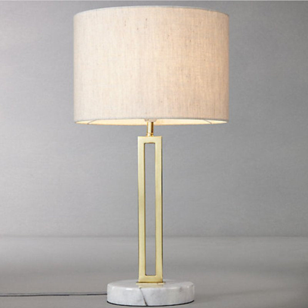 Margleus Metal Table Lamp with Marble Base - LL-27-0068