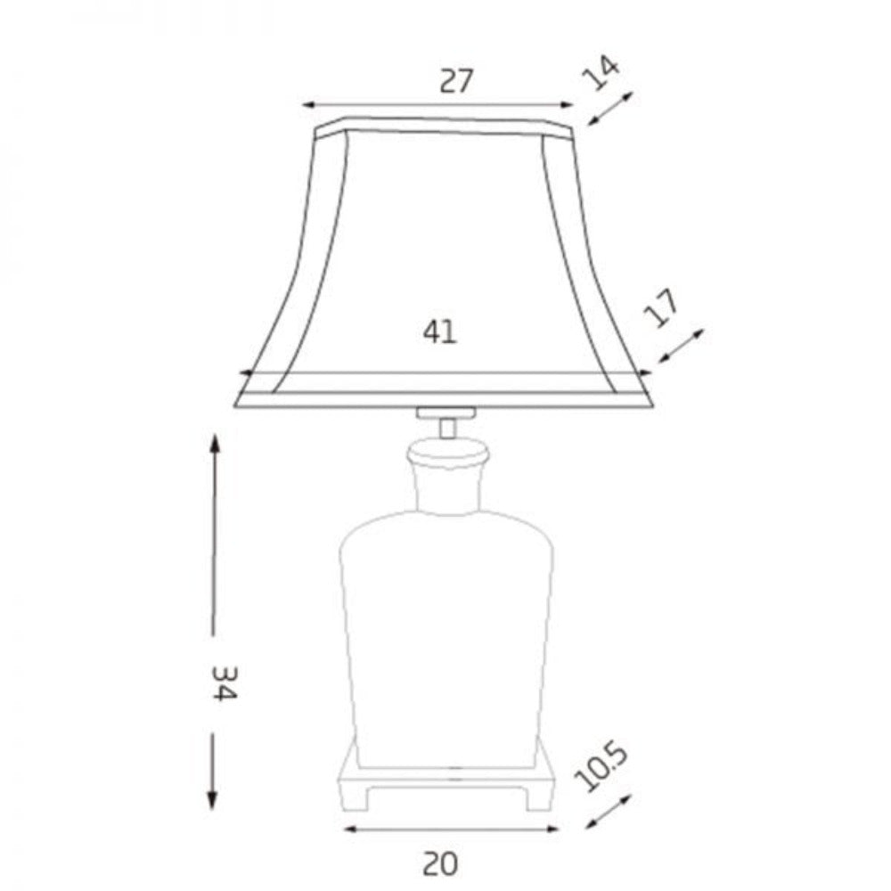 Lolly Ceramic Table Lamp - LL-27-0072