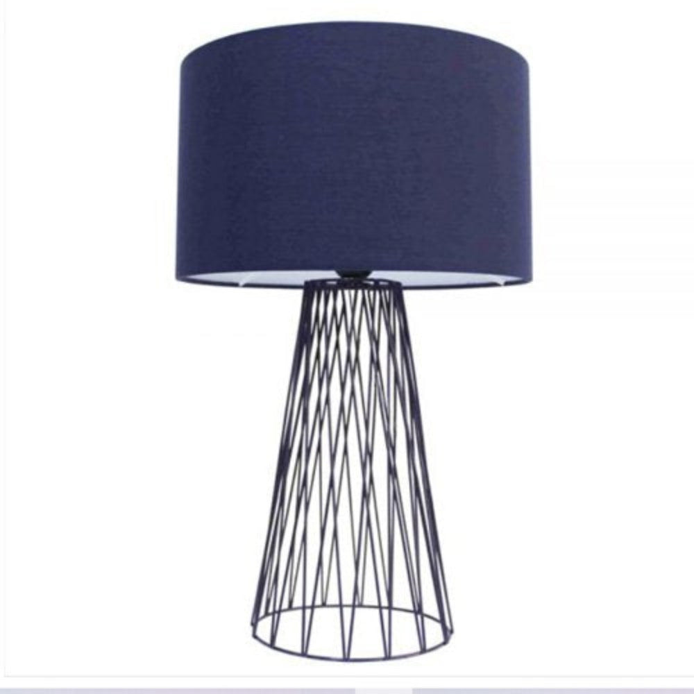 Albus Table Lamp Navy Blue - LL-27-0076BL