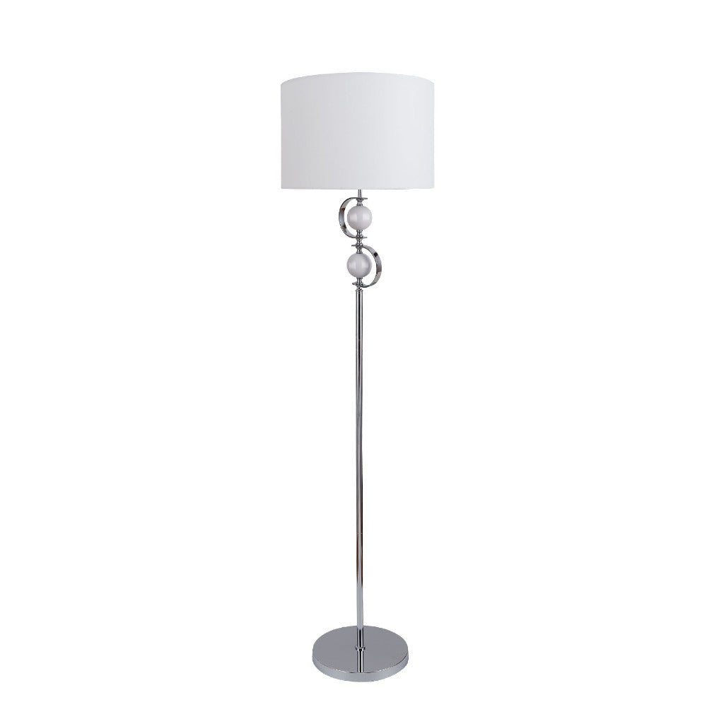 Rialto Floor Lamp - White - LL-27-0141W