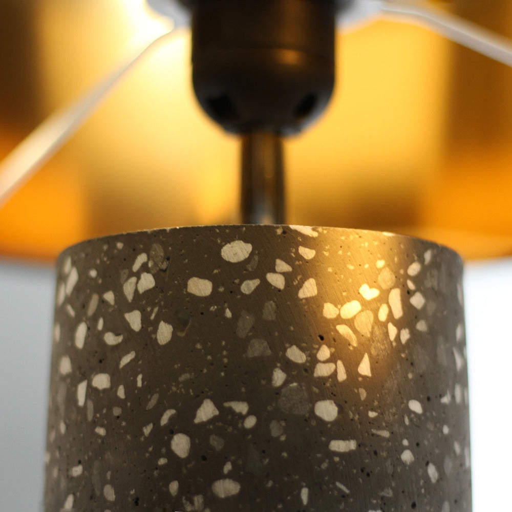 Buy Table Lamps Australia Britta Terrazzo Table Lamp - Black - LL-27-0151B