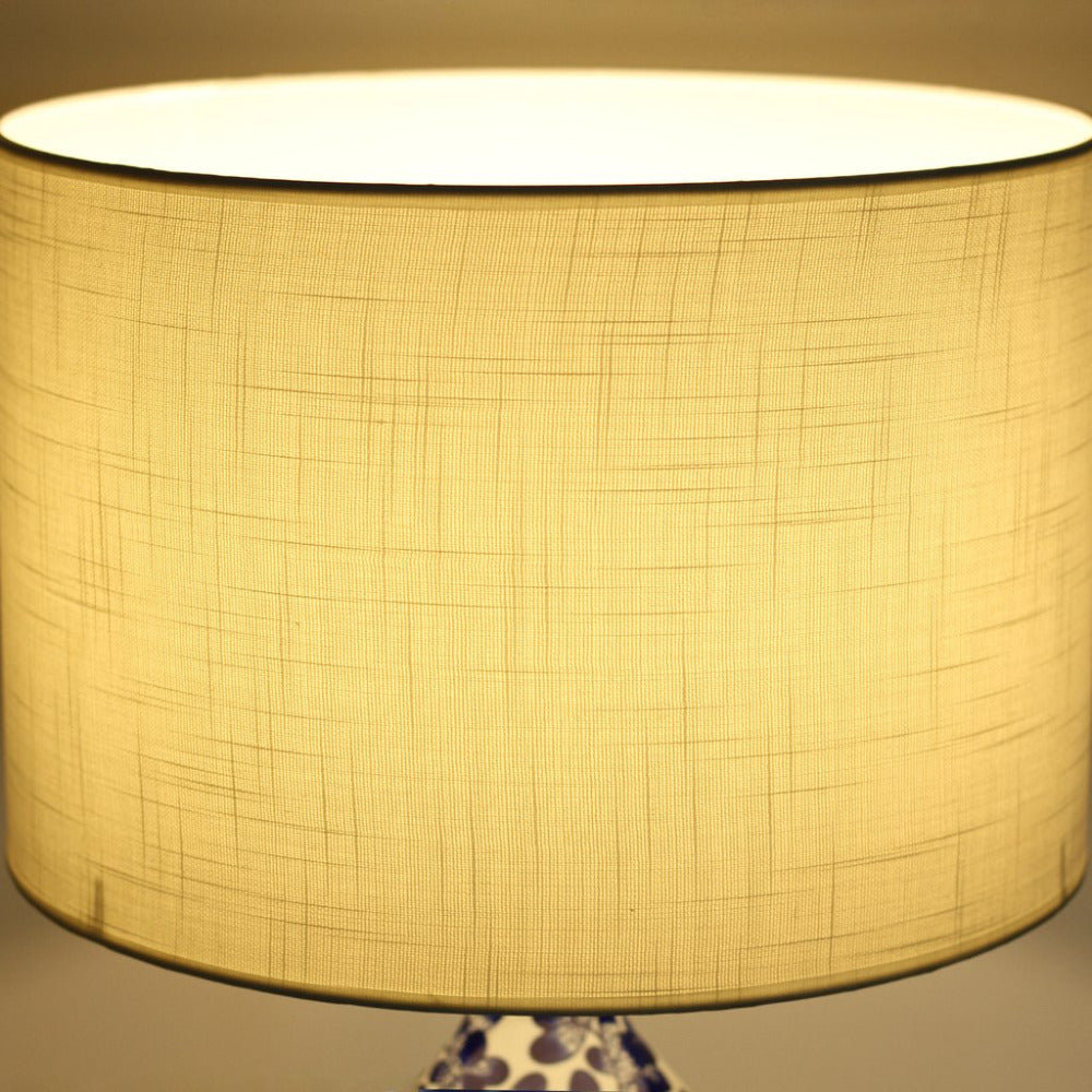 Adira Ceramic Table Lamp Blue & White - LL-27-0180
