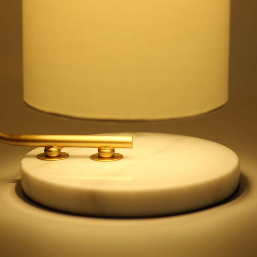 Buy Table Lamps Australia Adele 1 Light Table Lamp Gold & Marble - LL-27-0183