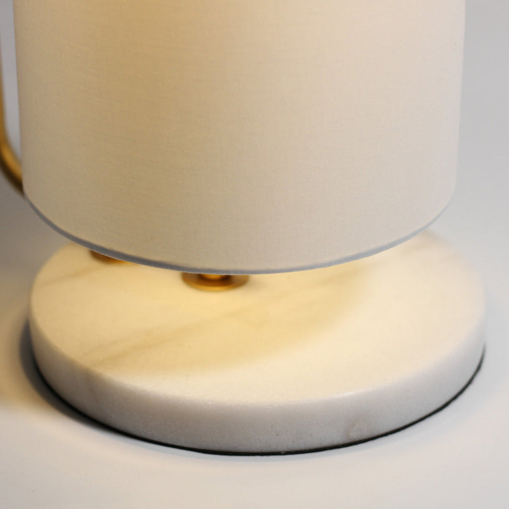 Buy Table Lamps Australia Adele 1 Light Table Lamp Gold & Marble - LL-27-0183