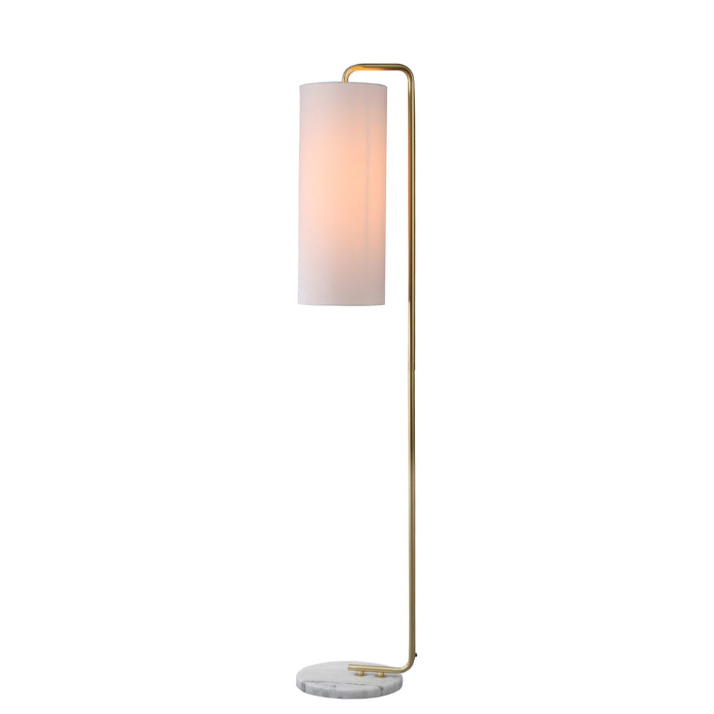 Buy Floor Lamps Australia Adele 1 Light Floor Lamp Gold & Marble - LL-27-0184