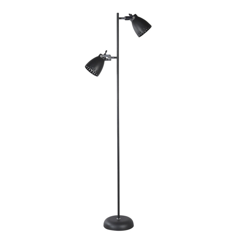 Audrey 1 Light Floor Lamp Black - LL-27-0185B