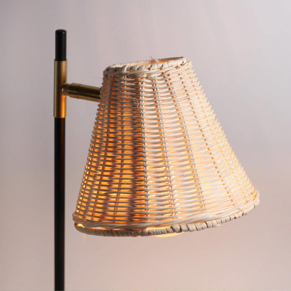 Buy Desk Lamps Australia Yvette Rattan Table Lamp - LL-27-0189