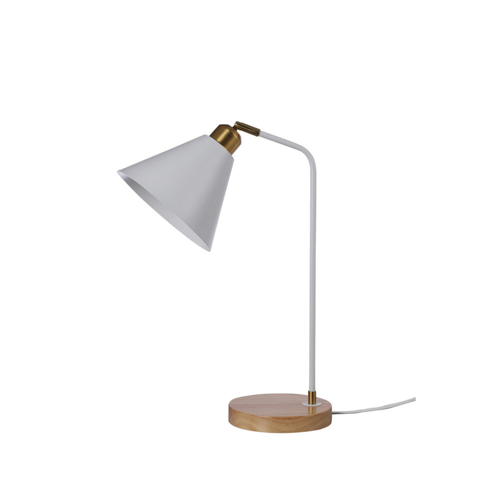 Aimee 1 Light Table Lamp White - LL-27-0191W