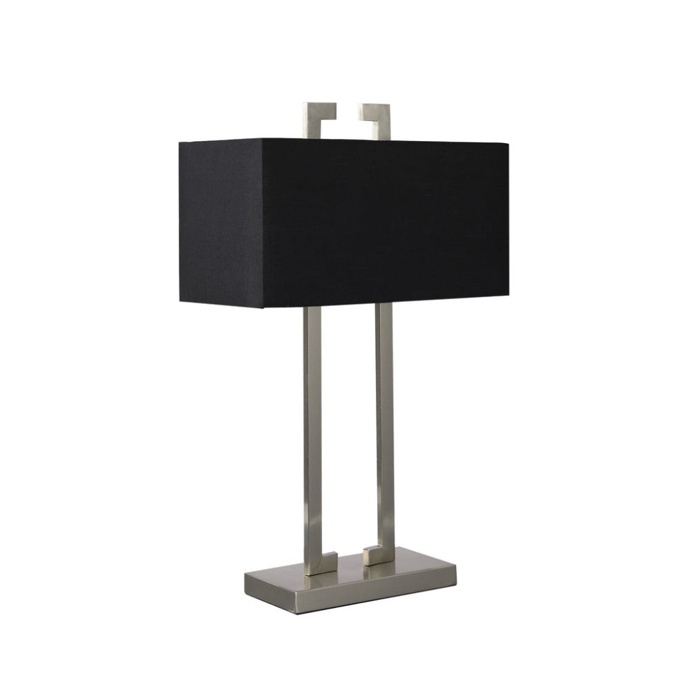 April 1 Light Table Lamp Satin chrome & Black - LL-27-0199