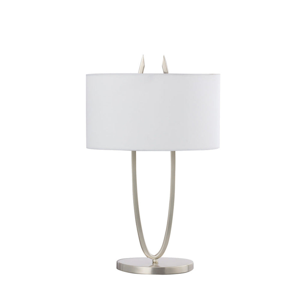 Buy Table Lamps Australia Denise 1 Light Table Lamp Satin Chrome - LL-27-0201SC