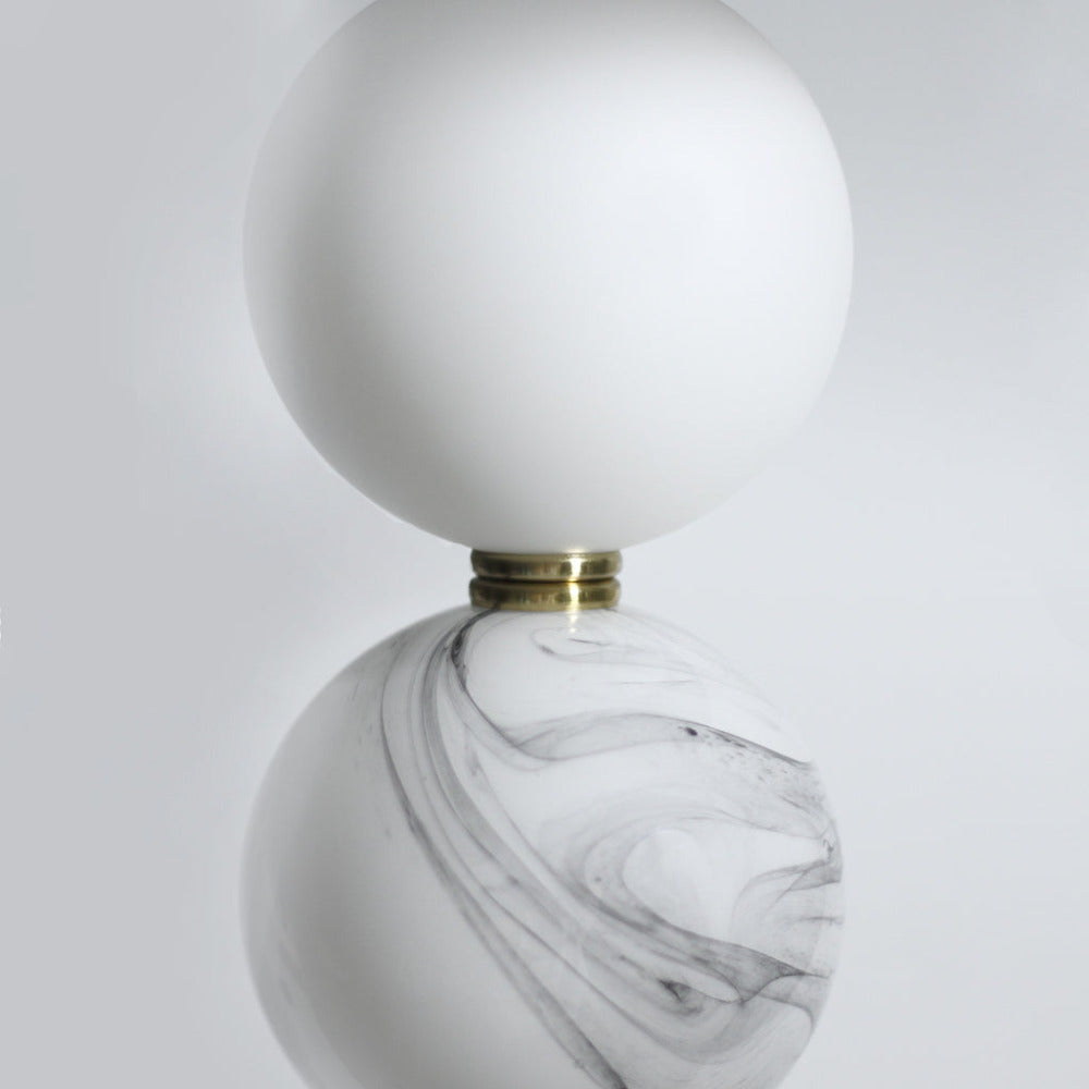 Murano 1 Light Floor Lamp Brass - LL-27-0206BS