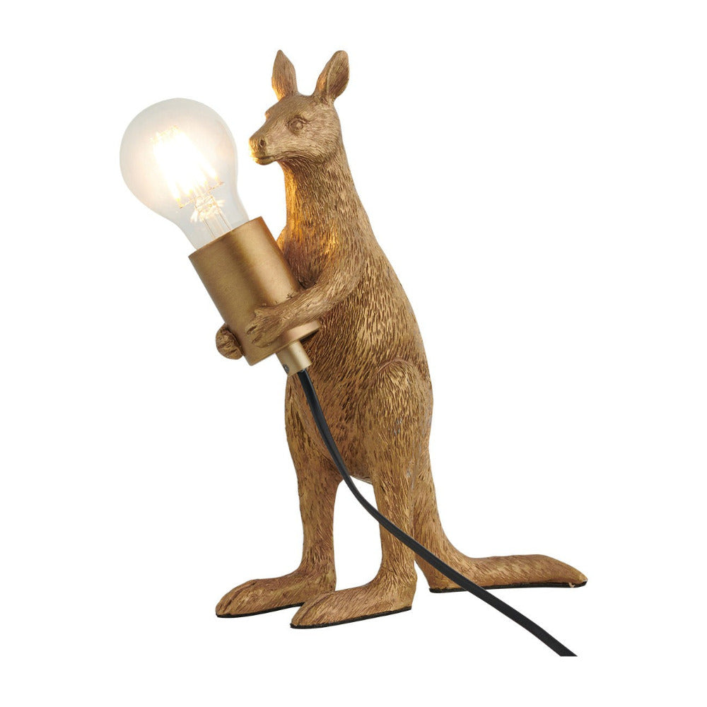 Buy Desk Lamps Australia Kangaroo Desk Lamp Gold Iron - LL-27-0259