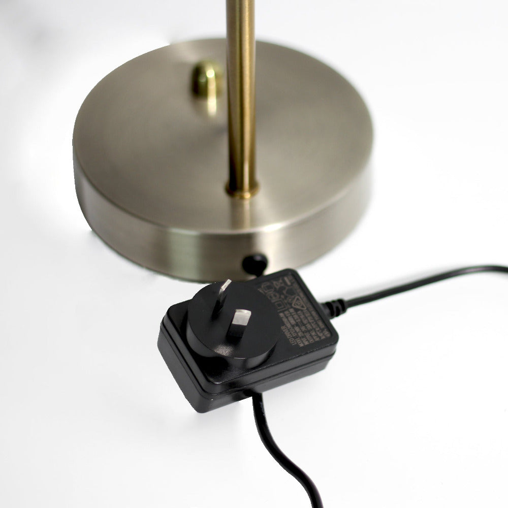 Jella LED Table Lamp - Antique Brass - LL-LED-02AB