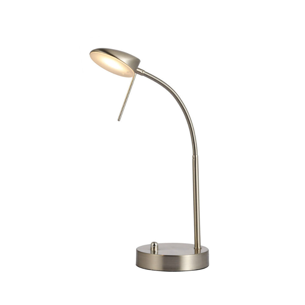 Buy Desk Lamps Australia Jella LED Table Lamp - Satin Chrome - LL-LED-02SC