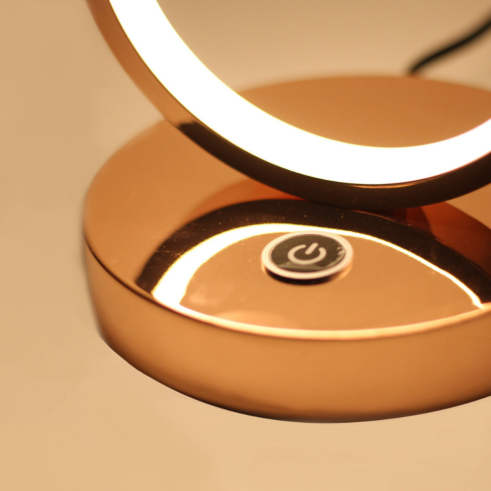 Iva LED Touch Table Lamp - Rose Gold - LL-LED-04RG