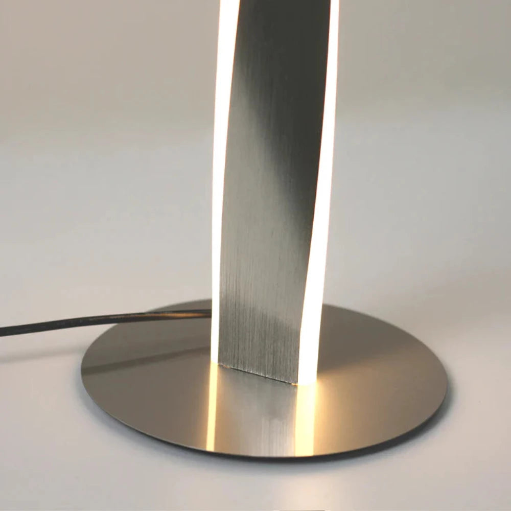 Buy Table Lamps Australia Enhalus LED Table Lamp Chrome Metal 2900K - LL-LED-17BC