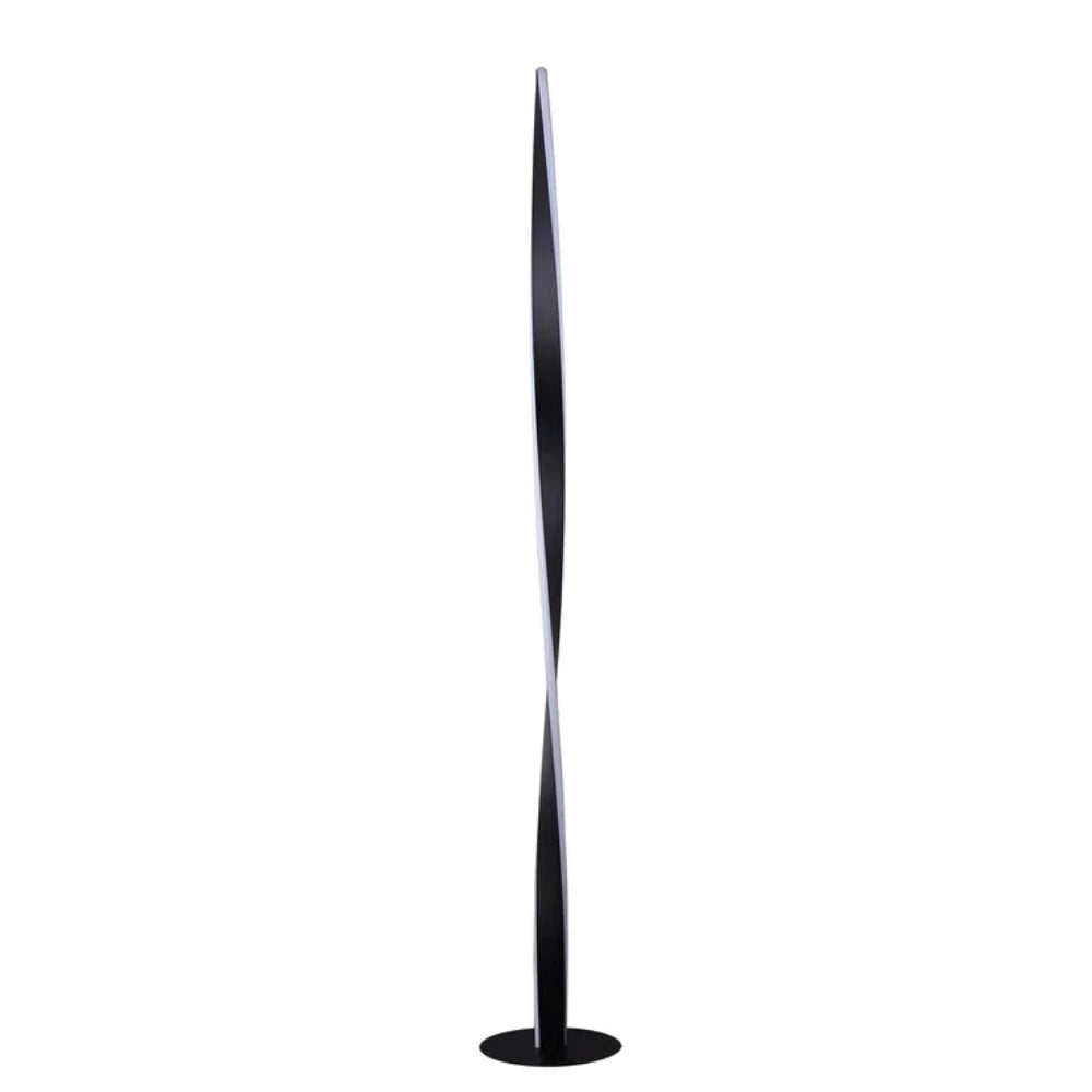 Buy Floor Lamps Australia Enhalus LED Floor Lamp Black Metal 2900K - LL-LED-18B