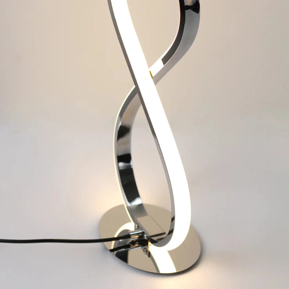 Buy Table Lamps Australia Infinite LED Table Lamp Chrome Metal 2900K - LL-LED-19C