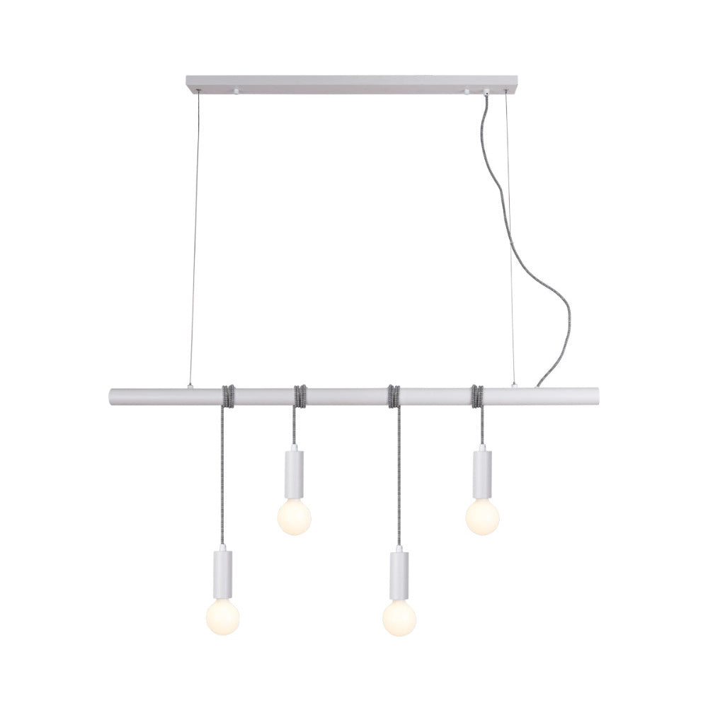 Bikkel 4 Lights Pendant Light - White - LL002PL071W