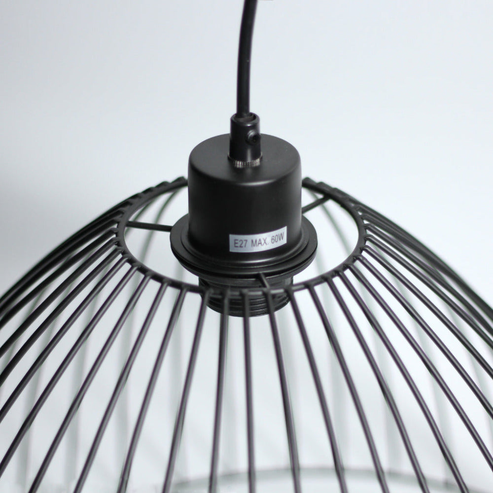 Buy Pendant Lights Australia Gloria 1 Light Pendant Black - LL002PL097